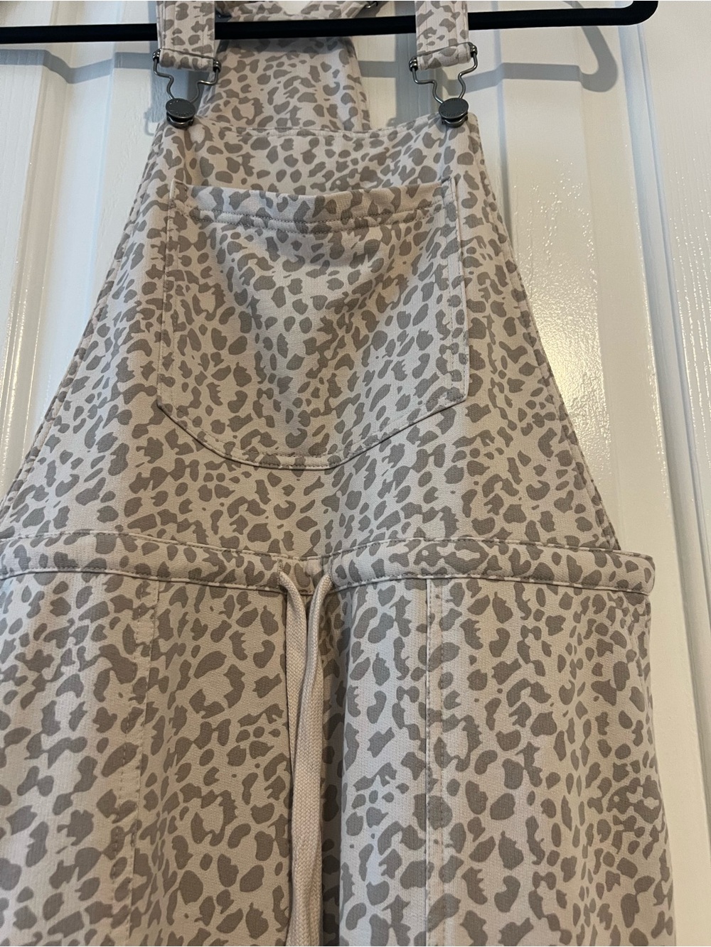 Z Supply Beige Leopard Print Overalls